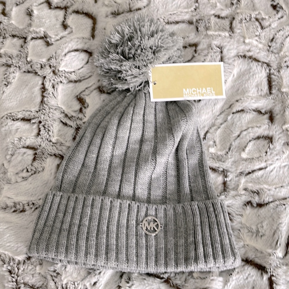 MK Light Grey Beanie